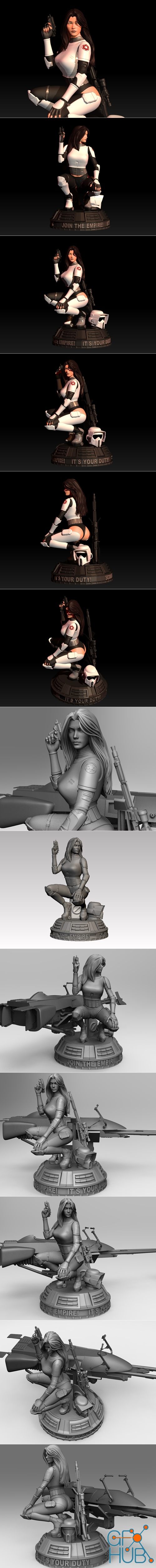 Star Wars Girl – 3D Print