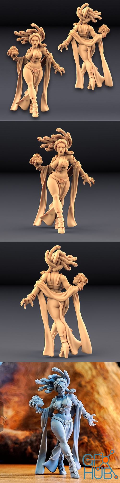 Medusa - Snake Cult Beauty – 3D Print