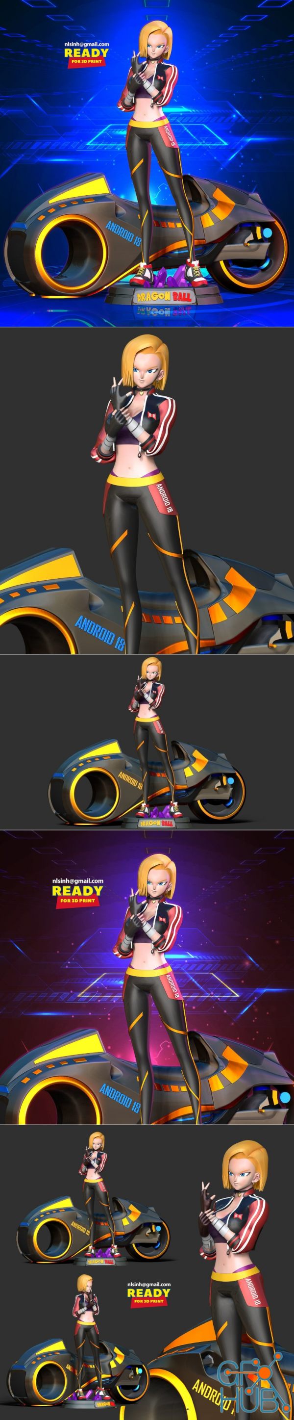 Racer Android 18