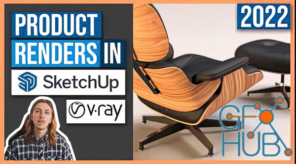 Vray For SketchUp - Create Realistic Product Visuals - Studio lighting Setup, Product Renders, 3D