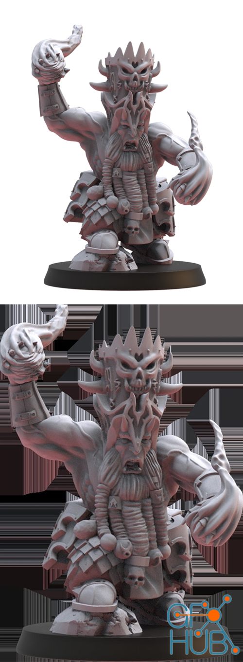 Magmhorin Sorcerer – 3D Print
