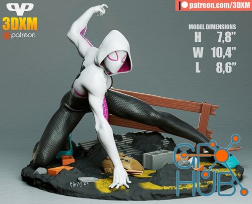 Spider-Gwen – 3D Print