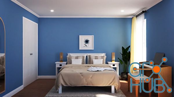 Learn Bedroom Design with Sketchup and Vray | Interior Design Course