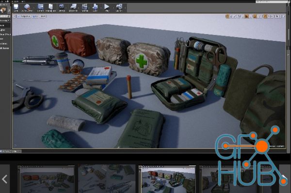 Unreal Engine Marketplace – First Aid Set