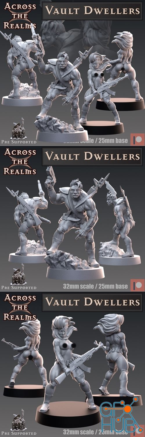Vault Dwellers – 3D Print