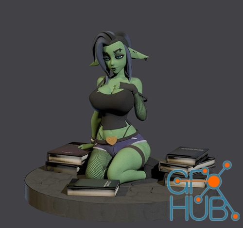 Sexy female goblin – 3D Print