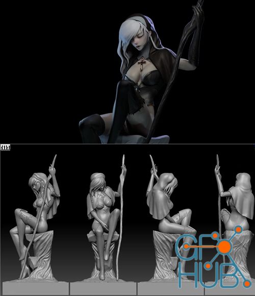 Desire Nun – 3D Print