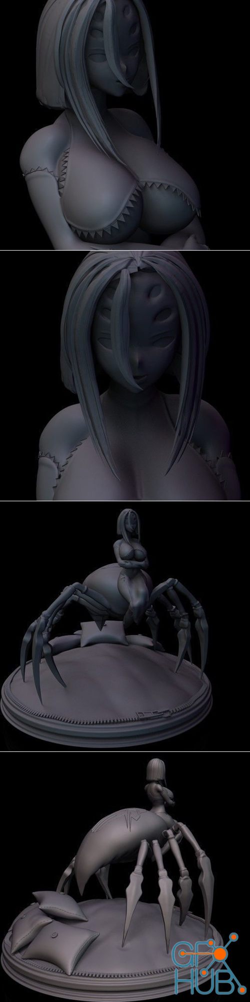 Rachnera Arachnera Monster Musume no Iru Nichijou and hentai – 3D Print