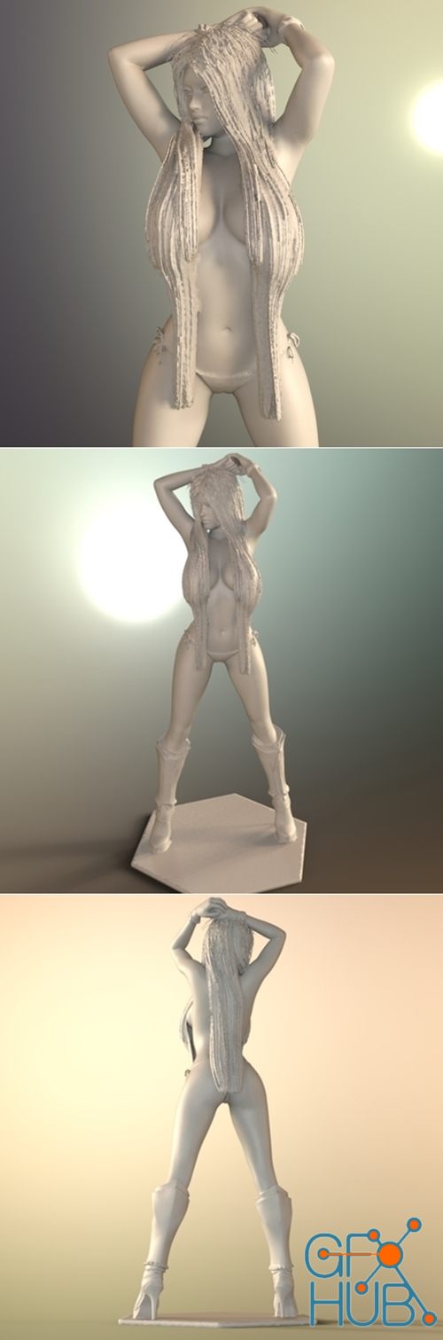 Hot sexy girl – 3D Print