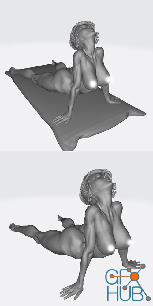 Yoga stretch – 3D Print