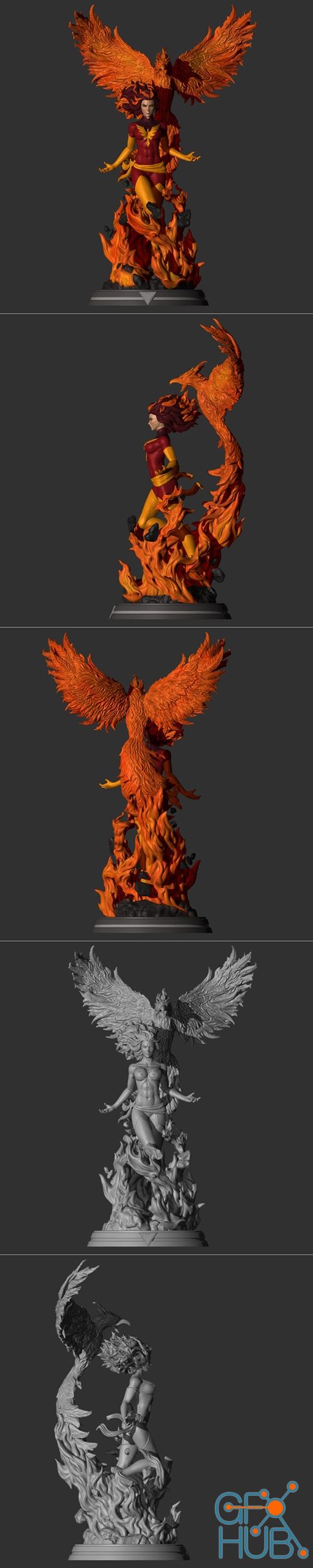 Dark Phoenix - Jean Grey – 3D Print