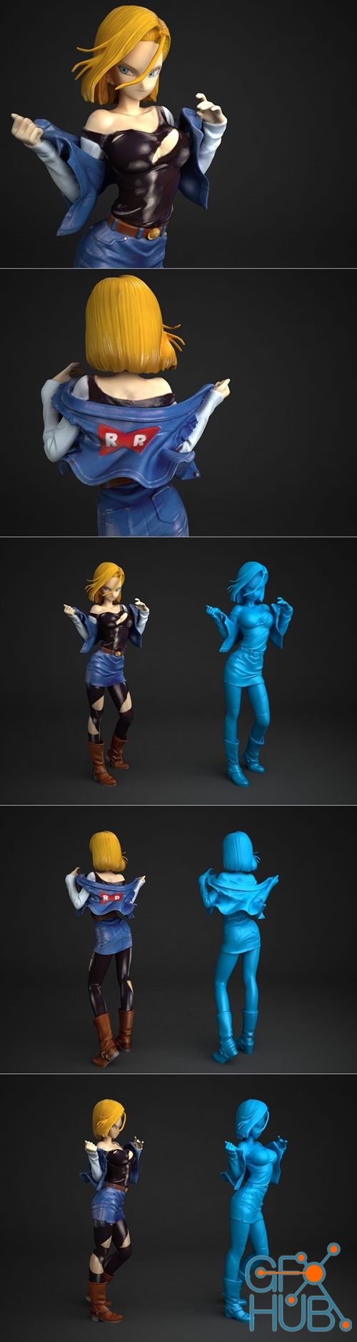 Android 18 – 3D Print