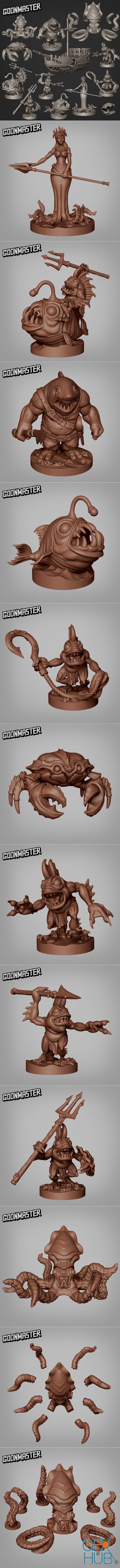 Goonmaster - Deep Sea Creatures – 3D Print
