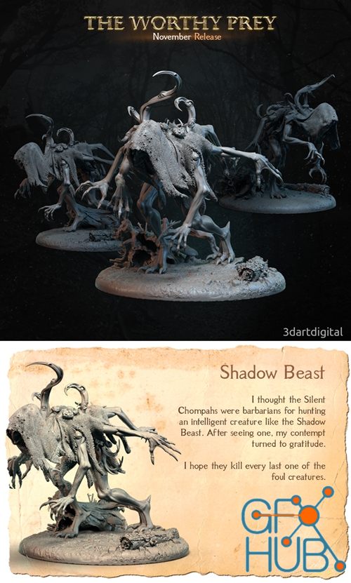 Shadow Beast – 3D Print