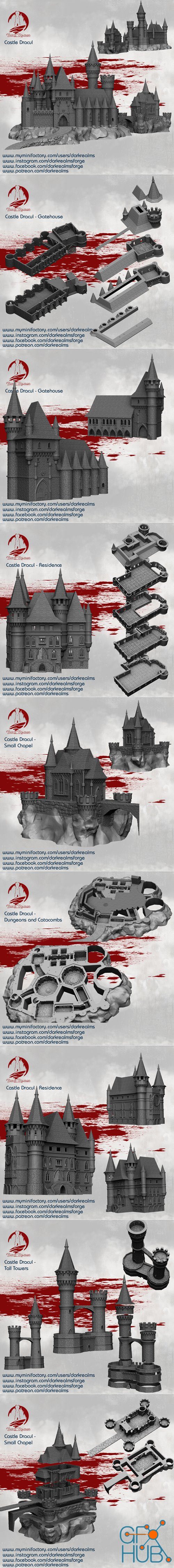 Dark Realms Castle Dracul – 3D Print