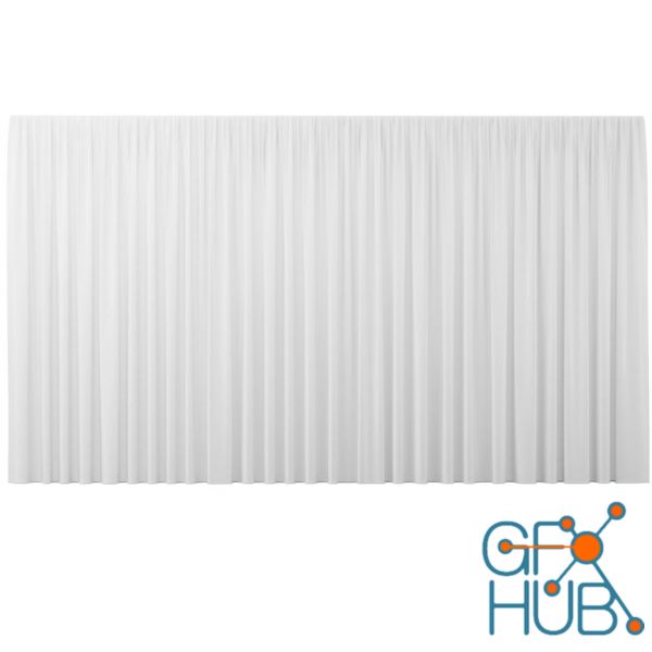 Frost 106 Transparent Curtain by Kvadrat