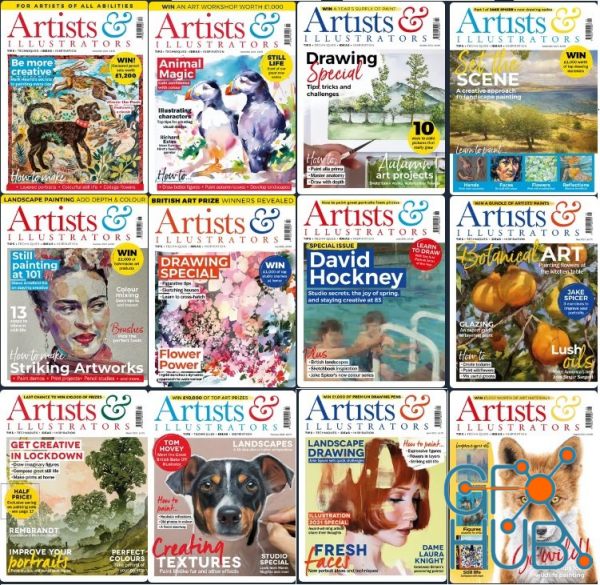 Artists & Illustrators – 2021 Full Year Issues Collection (True PDF)