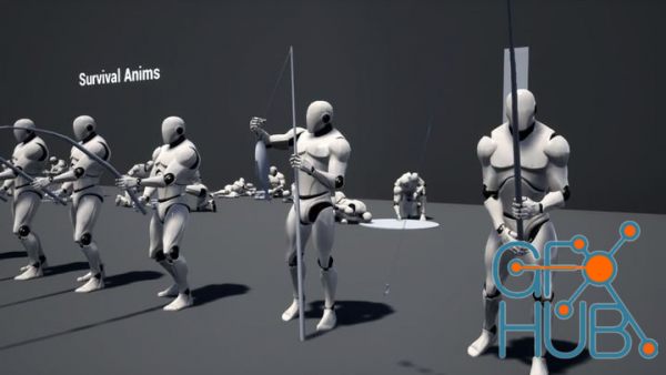 Unreal Engine Marketplace – Survival Animations