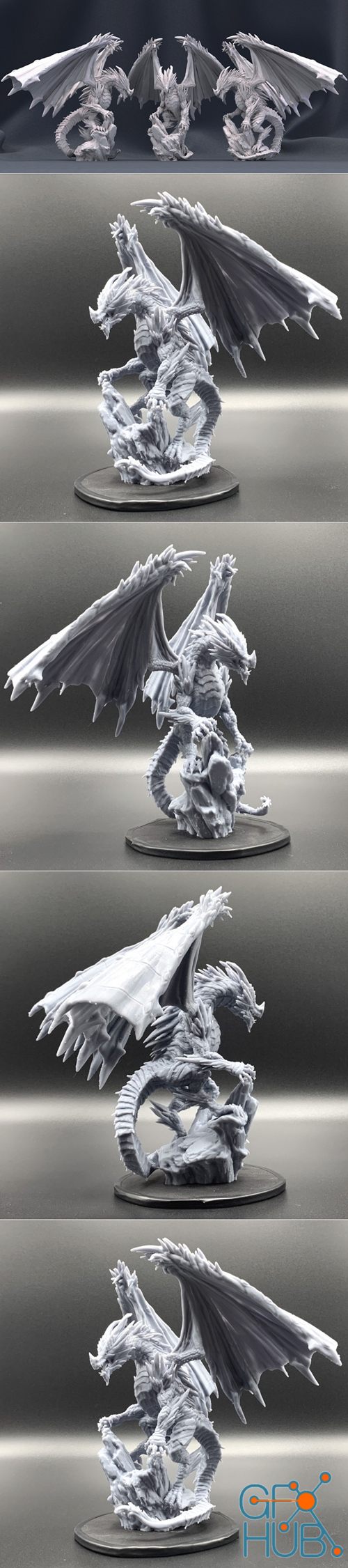 Mini Monster Mayhem - Crystal Dragon – 3D Print