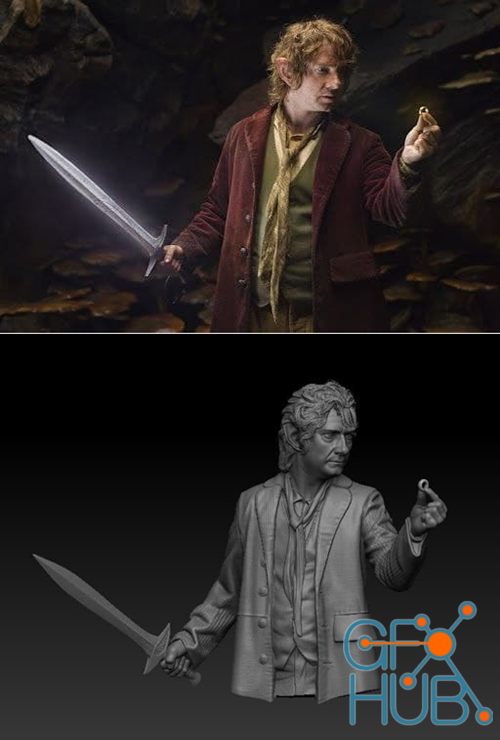 The Hobbit Bilbo Baggins – 3D Print