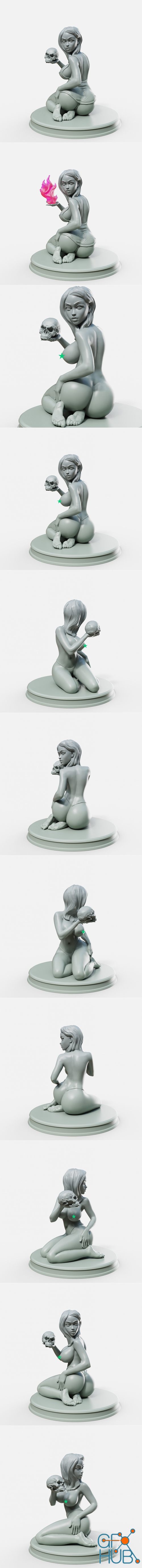 Briella - Pinup Girl – 3D Print