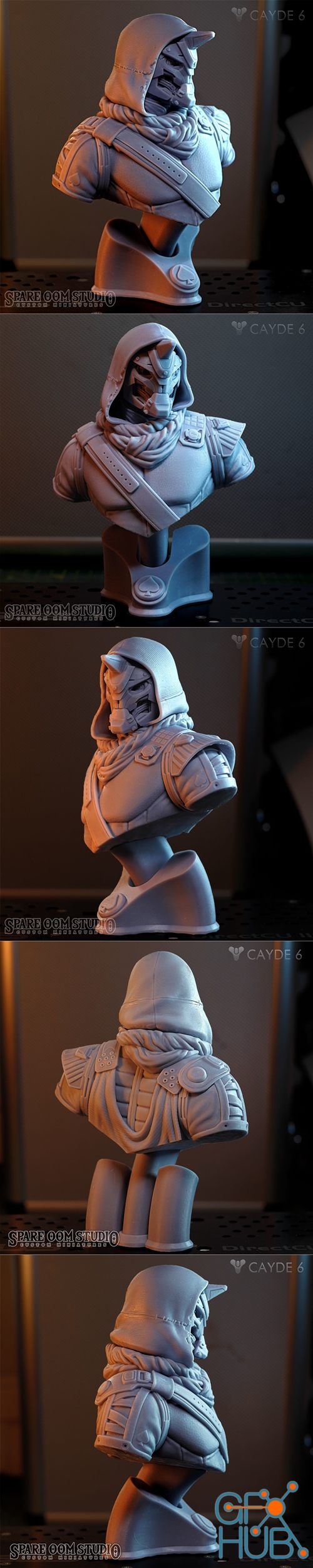 Cayde-6 Bust – 3D Print