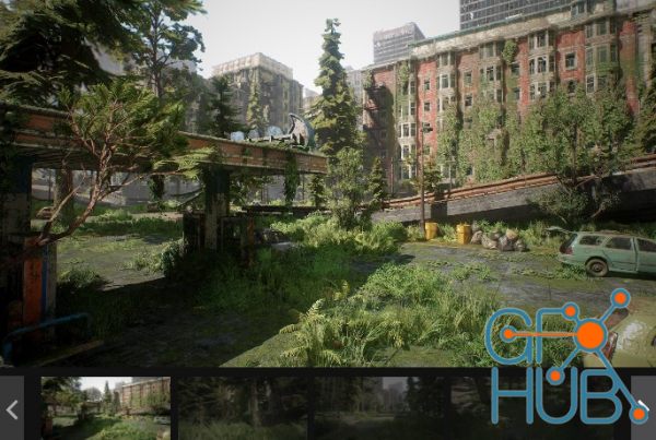 Unreal Engine Marketplace – Post Apocalyptic City by KK Design