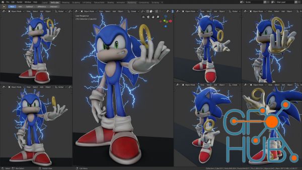 Character Sculpt Sonic by YanSculpts