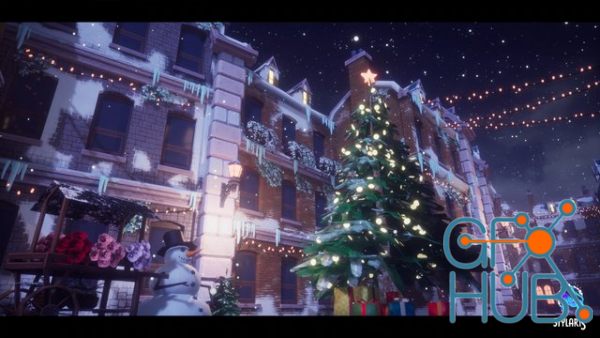 Unreal Engine Marketplace – Stylized Christmas Town