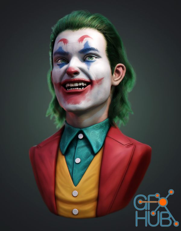 Patreon – Character Sculpt Joker Bust by YanSculpts