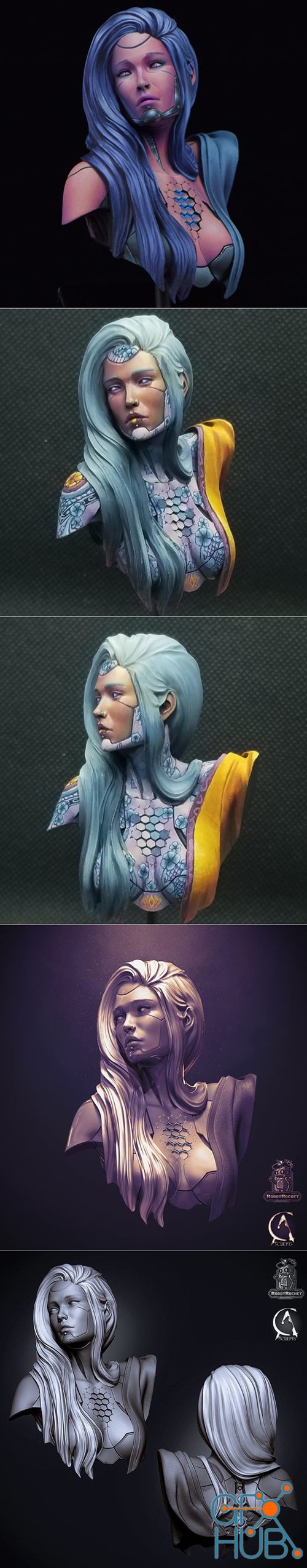 Re-Konnect Bust – 3D Print