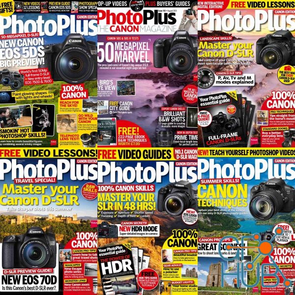PhotoPlus – The Canon Magazine – Full Year 2013-2017 Collection (True PDF)