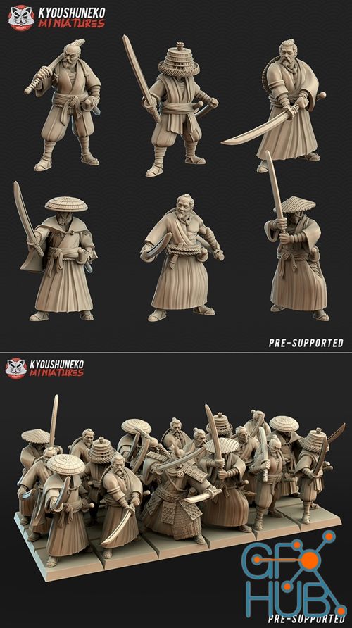 Japanese Ronins – 3D Print