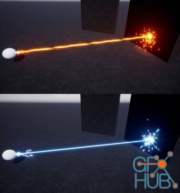 Unreal Engine Marketplace – 3D Lasers