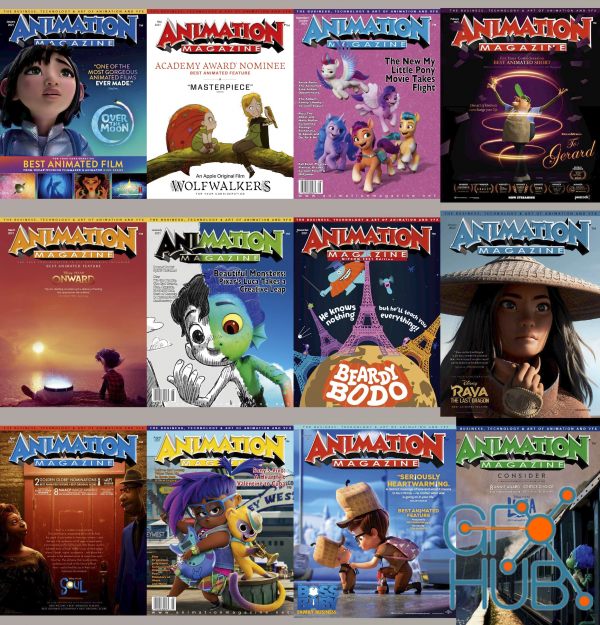 Animation Magazine Full Year 2021 Collection + 2 releases 2022