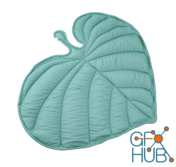 Leaf Play Mat Mint Green by Nofred