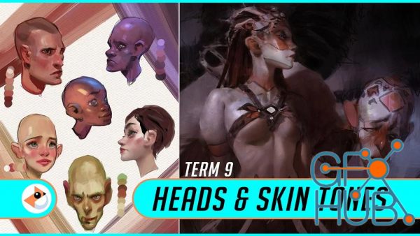 TERM 9 – Heads & Skin Tones Lesson + Painting