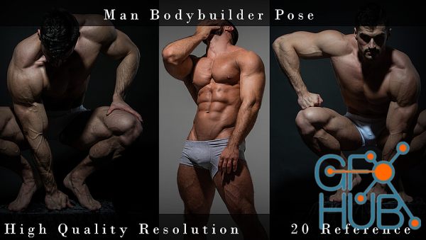 Man BodyBuilder Pose (References)