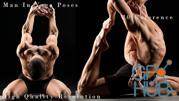 Man In Yoga Poses (Reference Pictures)