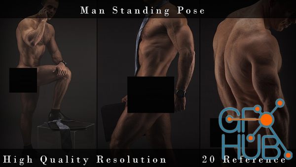 Man Standing Pose (Reference Pictures)