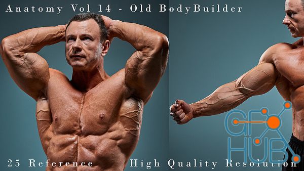 Anatomy Vol 14 - Old BodyBuilder (Reference Pictures)