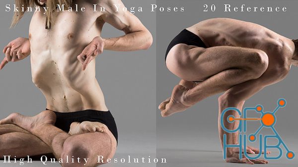Skinny Male In Yoga pose (Reference Pictures)