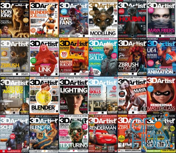 3D Artist – Big Collection Issues (From Issue 107 To 138) – True PDF