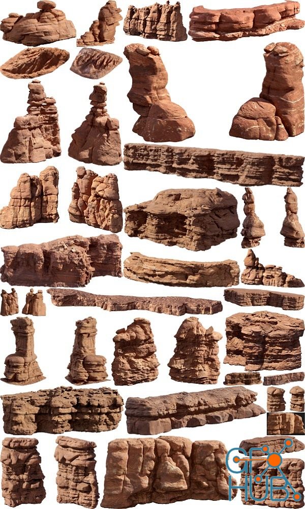Megascans – 3D Models of Canyons Rock
