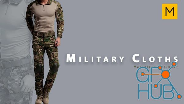 Military Cloths in Marvelous Designer