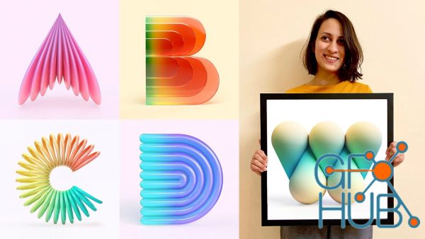 Create Bold 3D Letterforms with Adobe Dimension