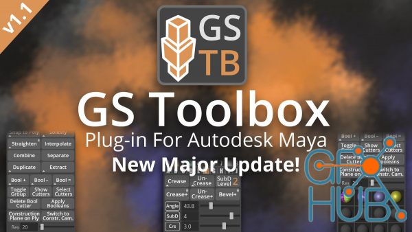 GS Toolbox v1.1 - Maya Modeling Plug-in