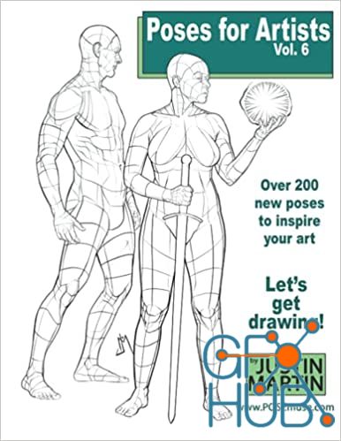 Poses For Artists Vol 6 – Various Male & Female Poses (EPUB)