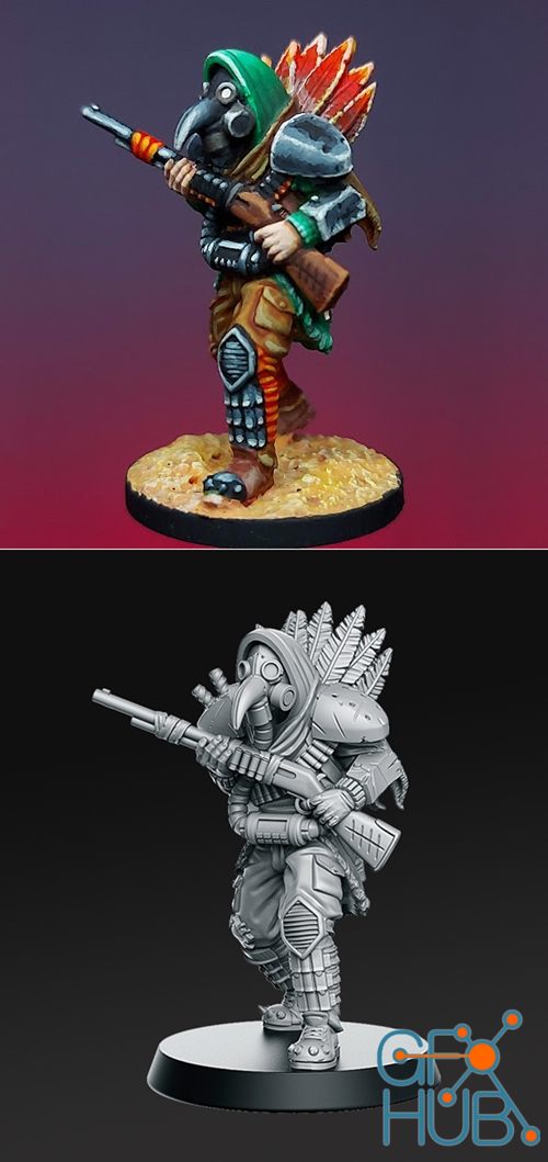 Croweye - From Wasteland – 3D Print