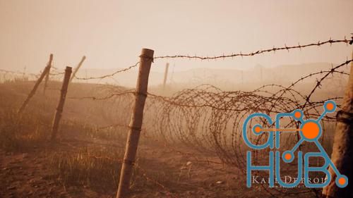 Unreal Engine – Barbed Wire Spline Tool